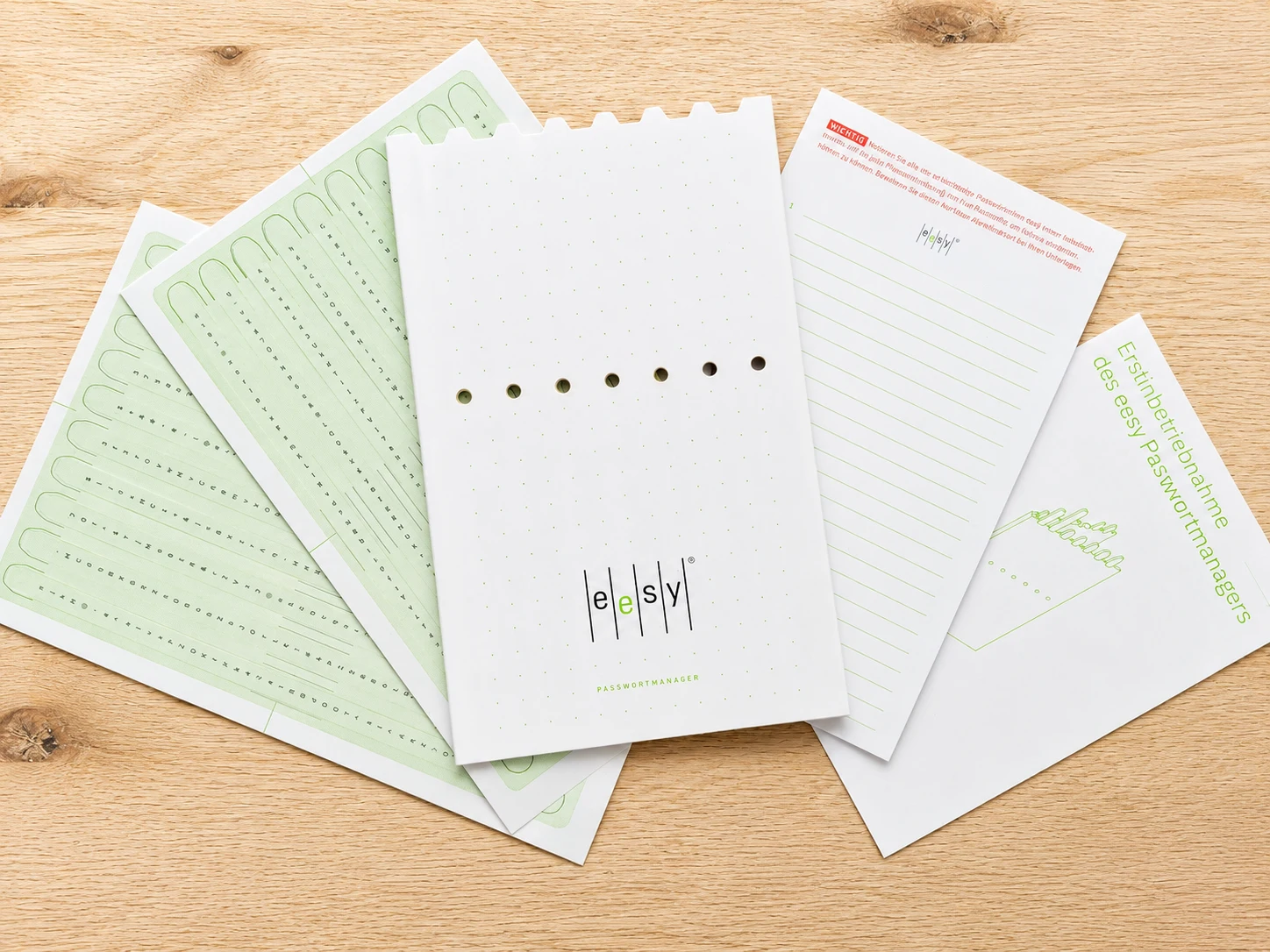 Der eesy Passwortmanager in Benutzung