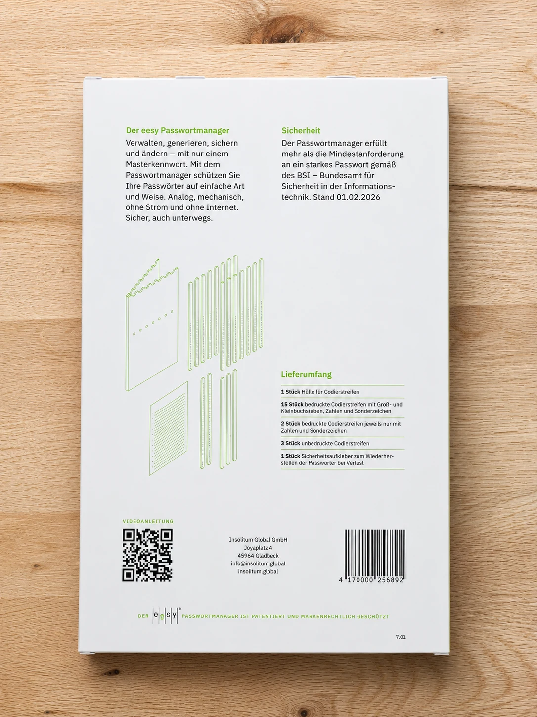Der eesy Passwortgenerator in Benutzung
