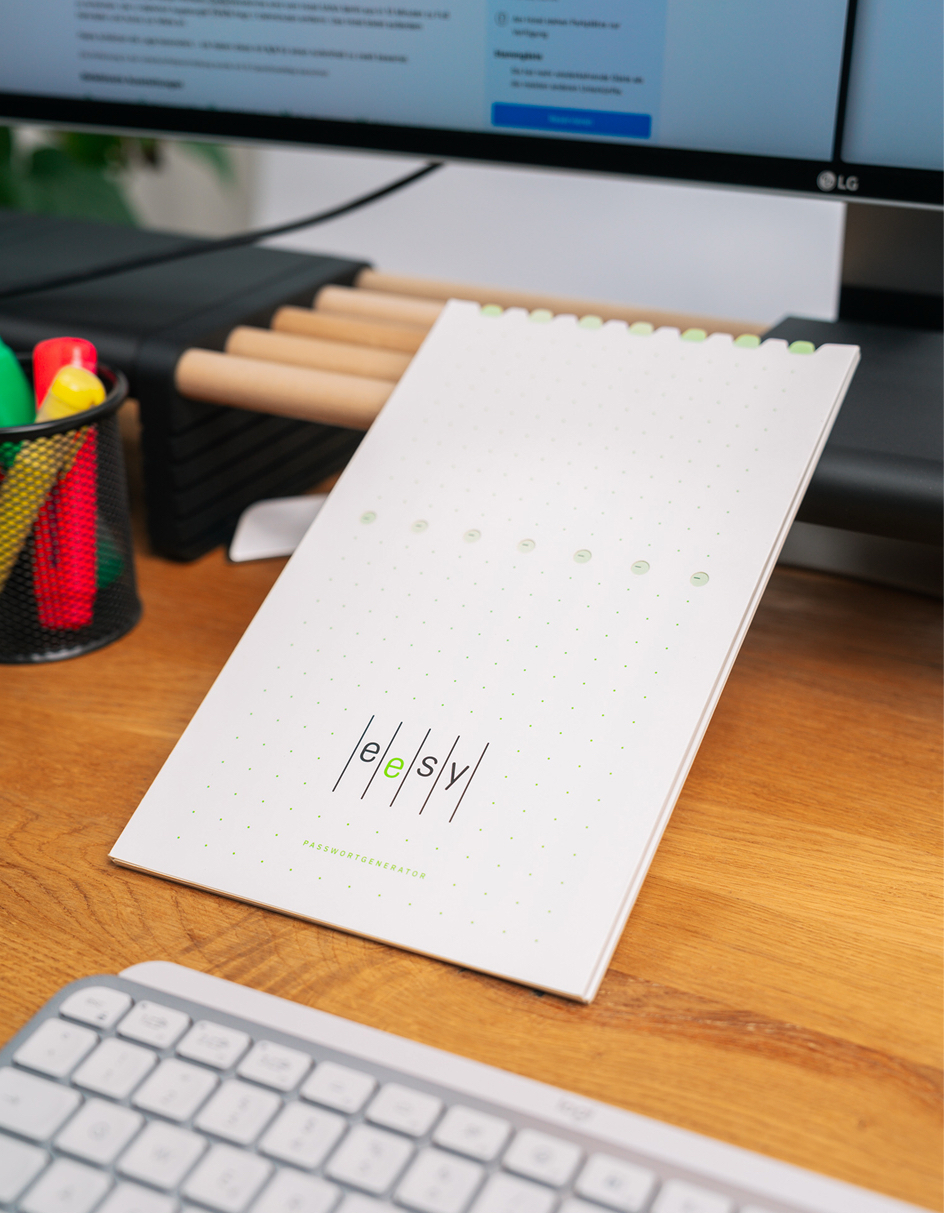 Der eesy Passwortmanager in Benutzung